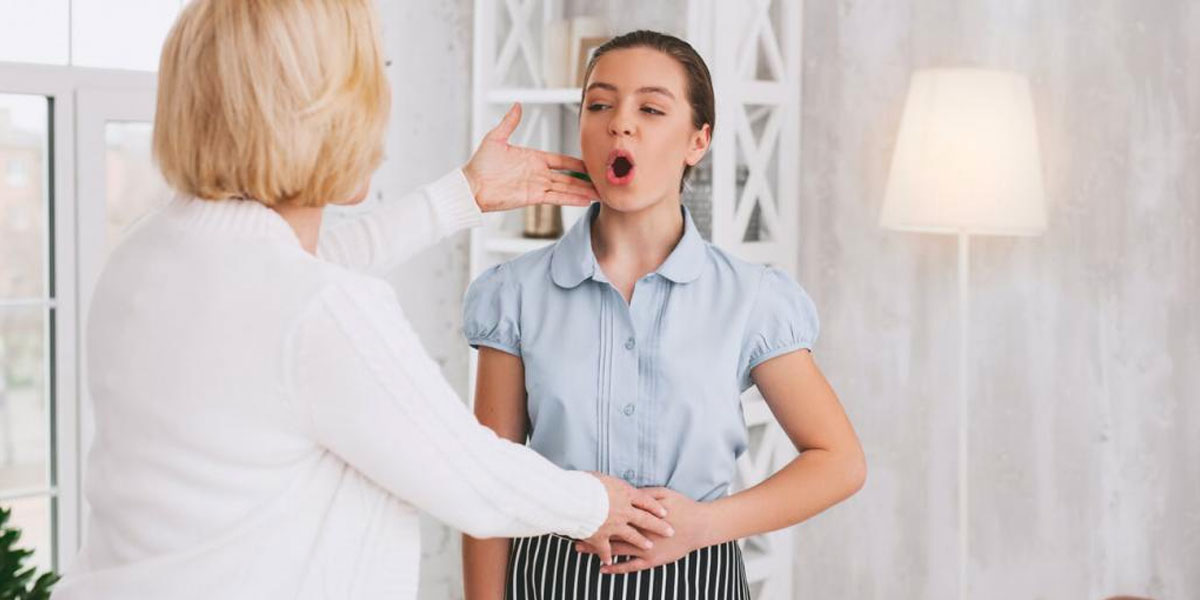 A Female Singer Using Diaphragmatic Breathing