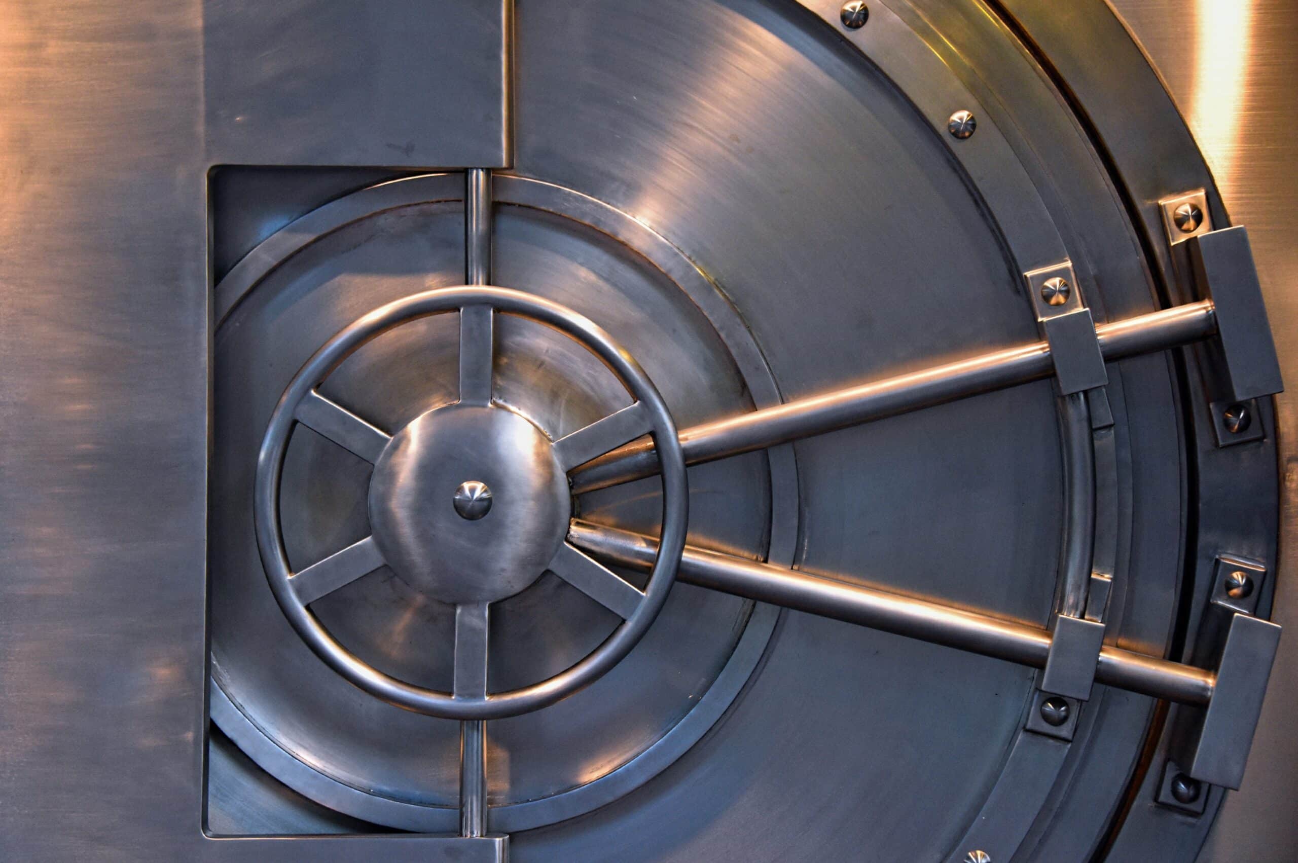 Vault - closed to keep valuables locked in and safe (Shutterstock/Pete Klimek)