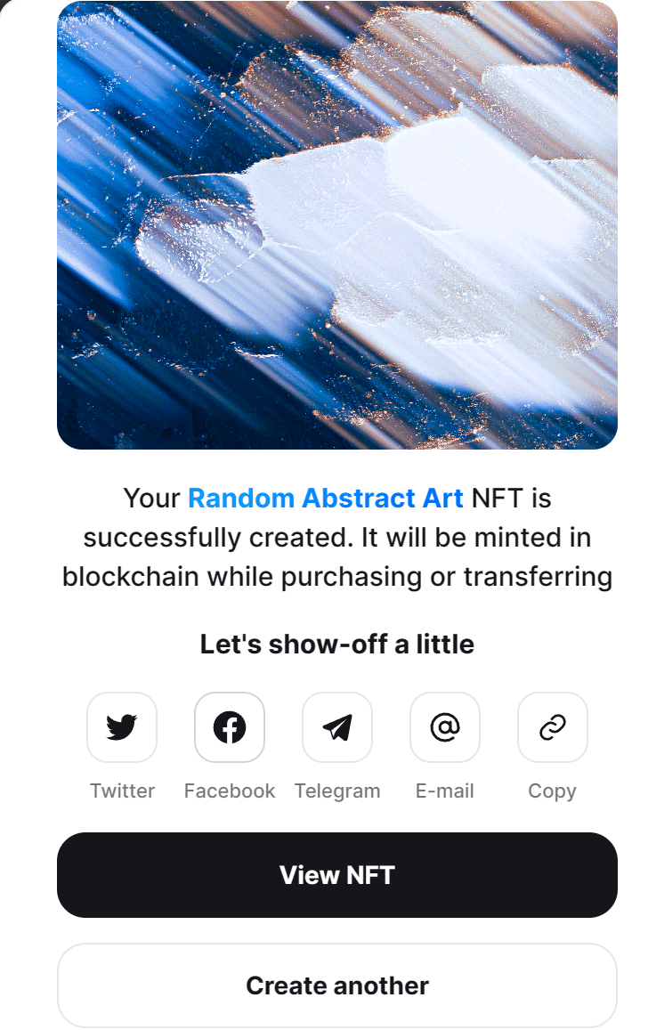 Random Abtract NFT art