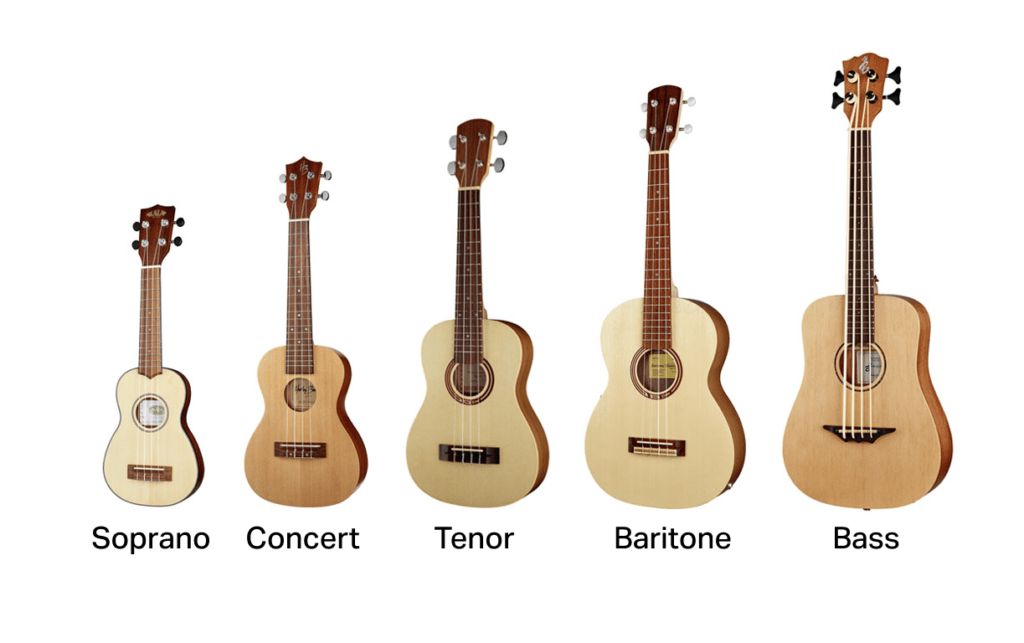 Ukulele Sizes